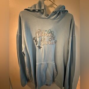 Blue Hoodie Sweater